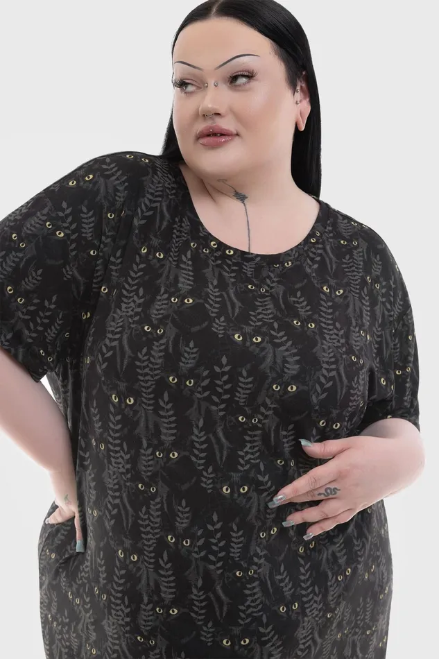 Killstar Familiar Woods TShirt Dress Women Mini