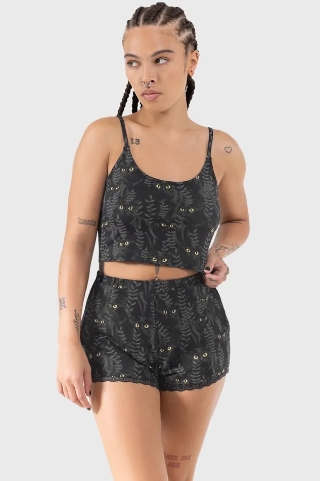 Killstar Familiar Woods Top Women Loungewear