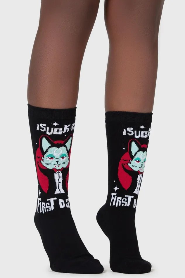 Killstar First Date Ankle Socks Women Socks and Tights