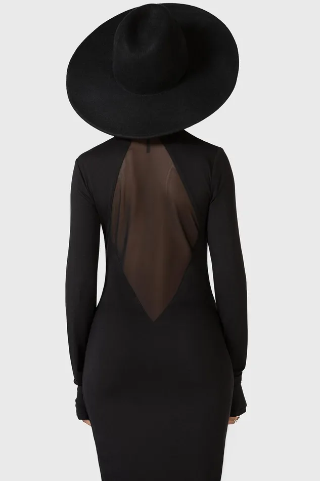 Killstar Flash Of Presence Midi Dress Women Midi