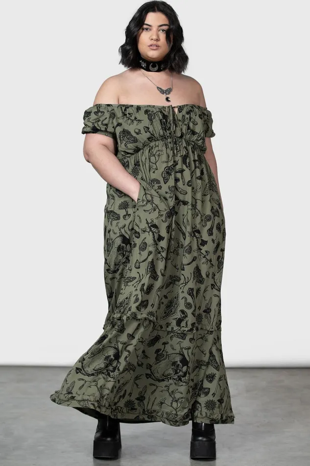 Killstar Forestine Maxi Dress Women Maxi