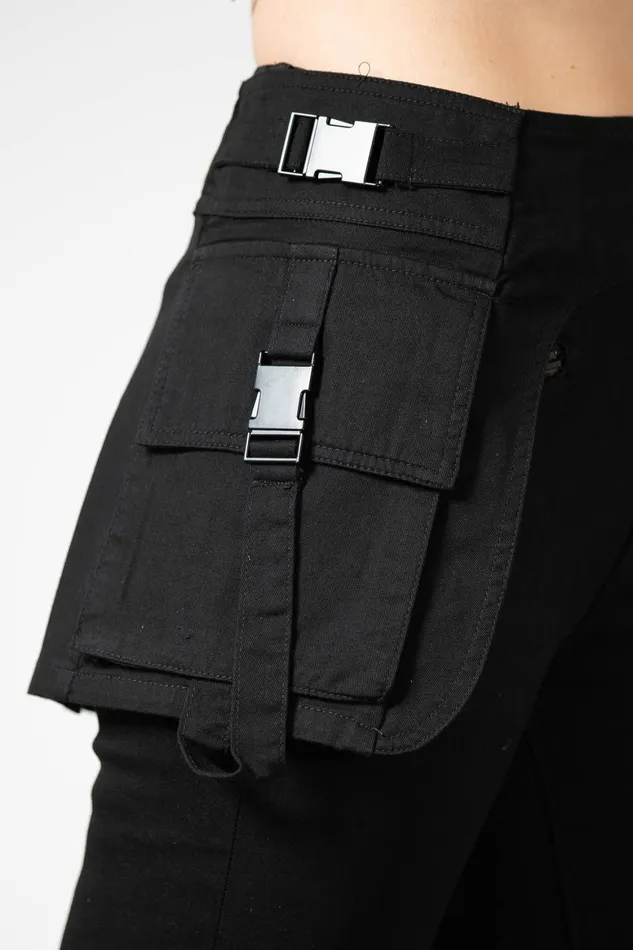 Killstar Glitch Pocket Belt Women Harnesses and Belts