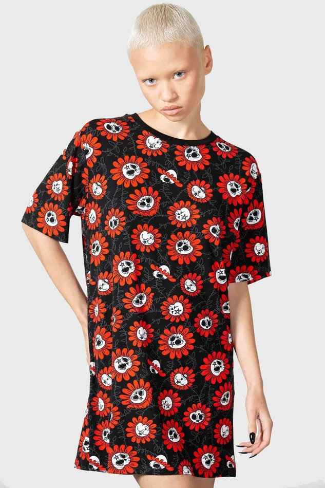Killstar Gloom Garden TShirt Women TShirts and Vests