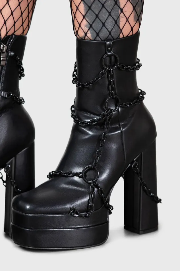 Killstar Gloomed And Doomed Boots Women Platforms