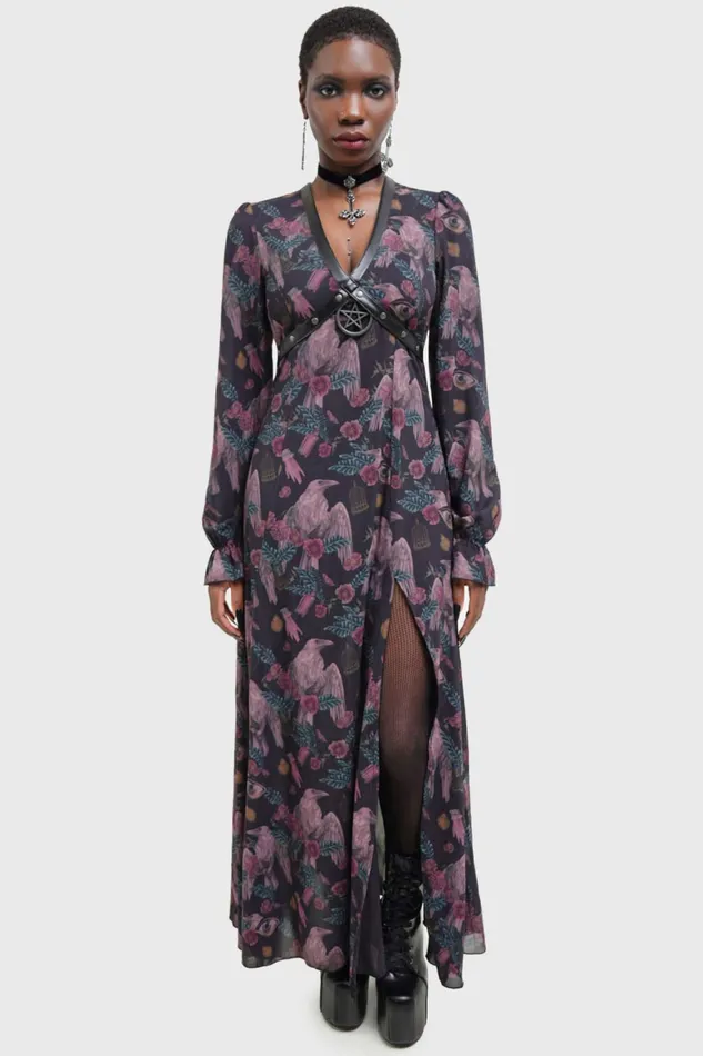 Killstar Gloomweaver Dress Women Maxi