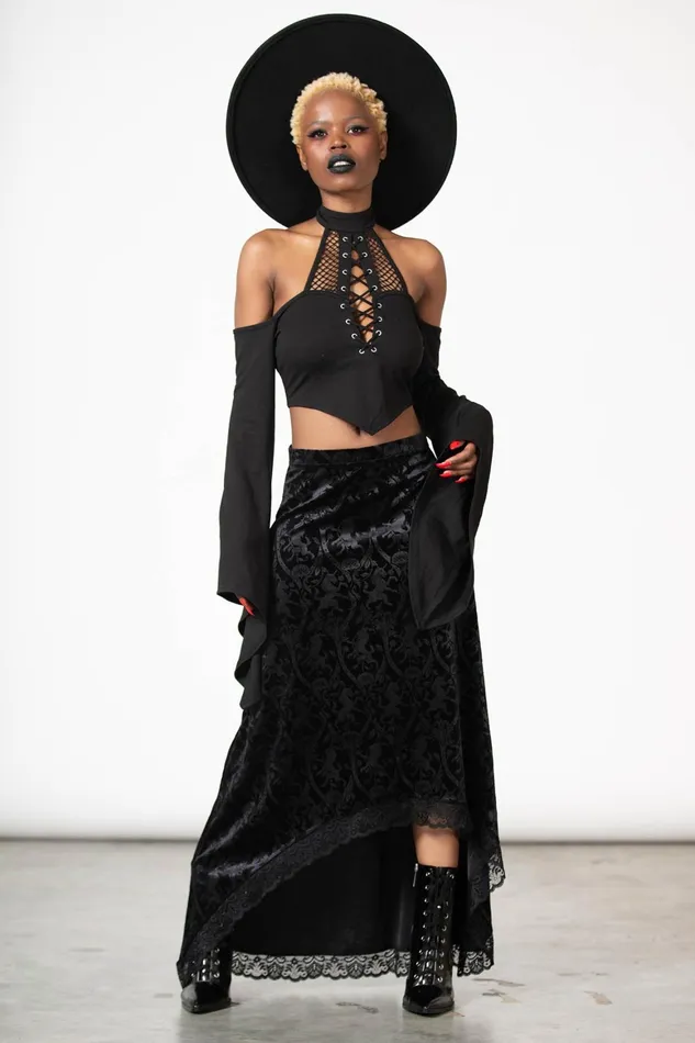 Killstar Grailed Maxi Skirt B Women Maxi Skirts