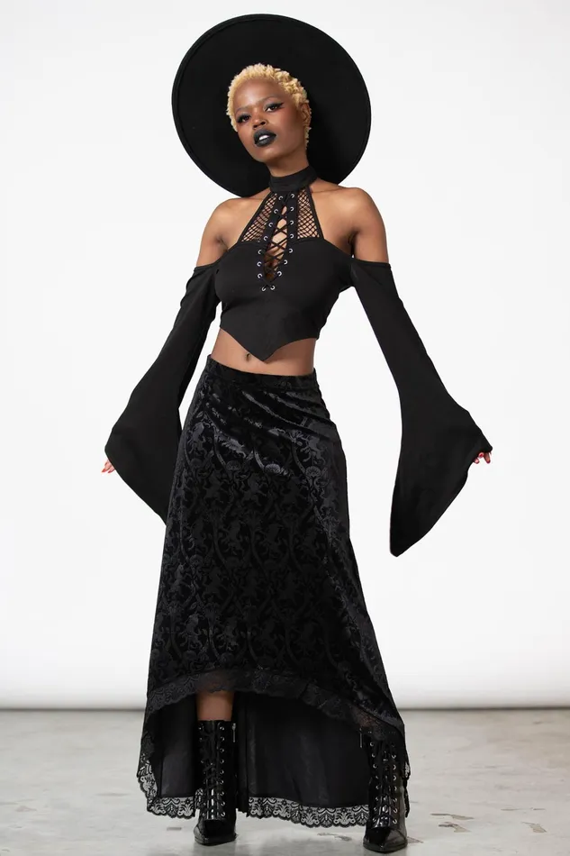 Killstar Grailed Maxi Skirt B Women Maxi Skirts