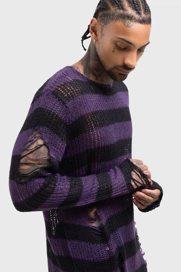 Killstar Graph Knit Sweater Women Sweaters