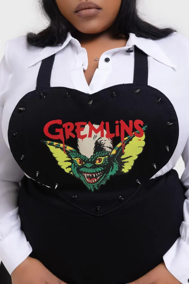 Killstar Gremlin Stripe Pinafore Dress Women Mini