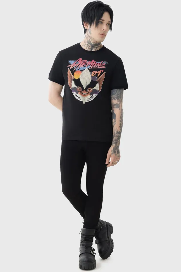Killstar Gremlins 84 T Shirt Men Graphic Tops