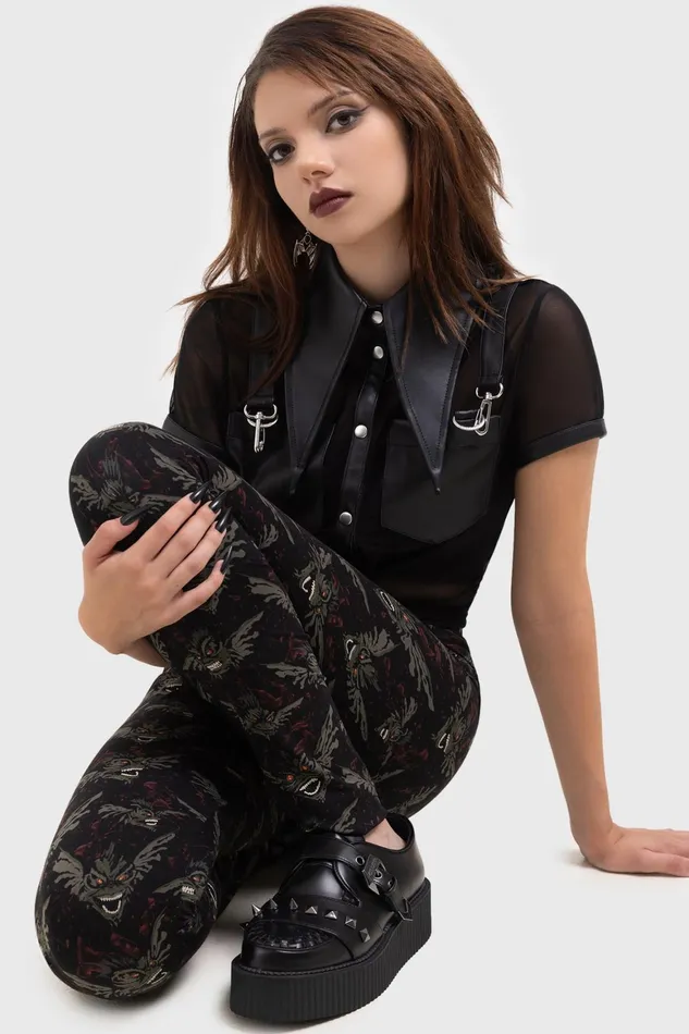 Killstar Gremlins After Midnight Leggings Women Leggings