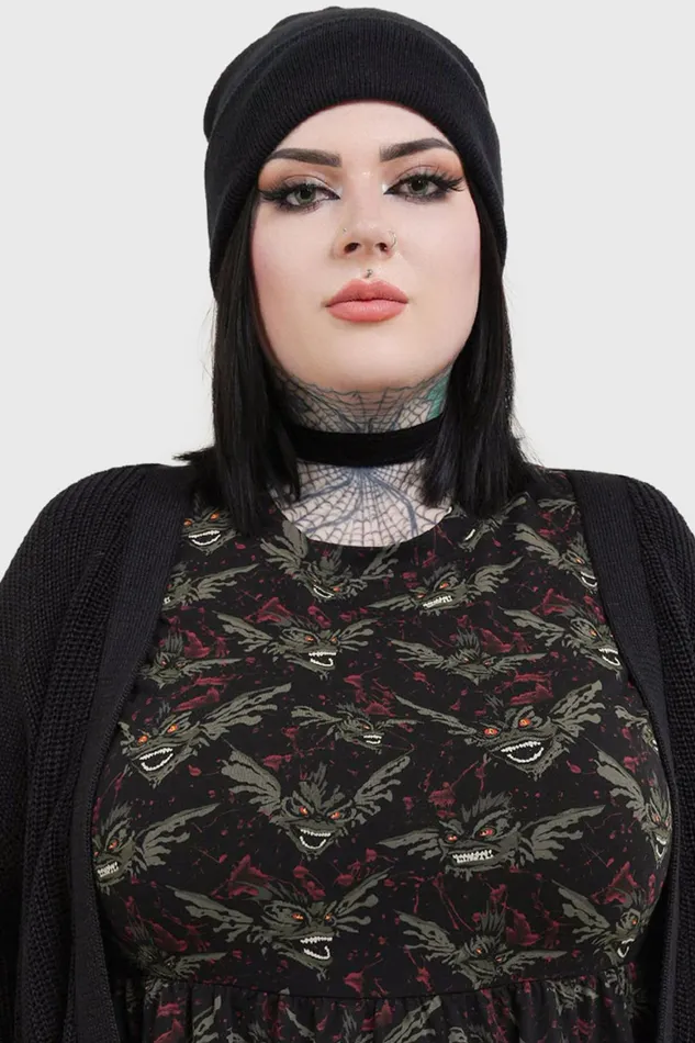 Killstar Gremlins After Midnight Skater Dress Women Mini