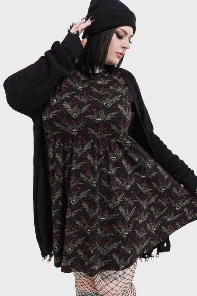 Killstar Gremlins After Midnight Skater Dress Women Mini