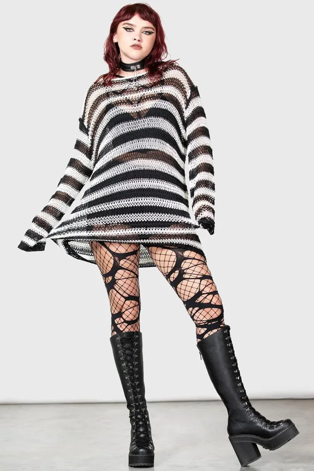 Killstar Grunge Sweater Men Knitwear