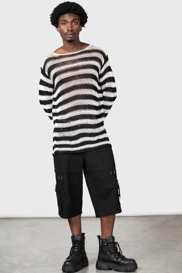 Killstar Grunge Sweater Men Knitwear
