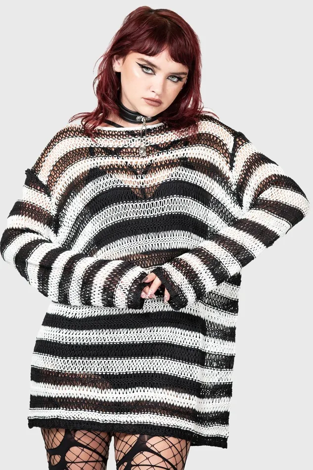 Killstar Grunge Sweater Men Knitwear