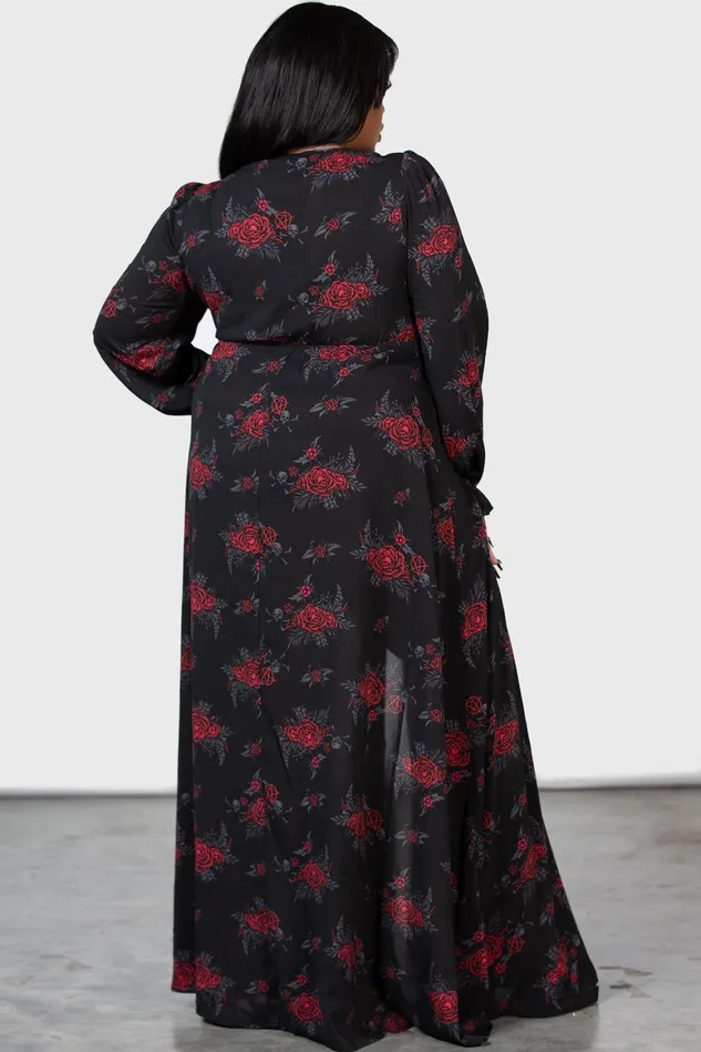 Killstar Hail Pandora Maxi Dress Women Shirt