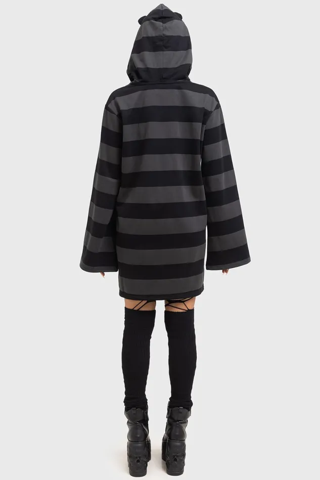 Killstar Harajuku Hooded Dress Women Mini