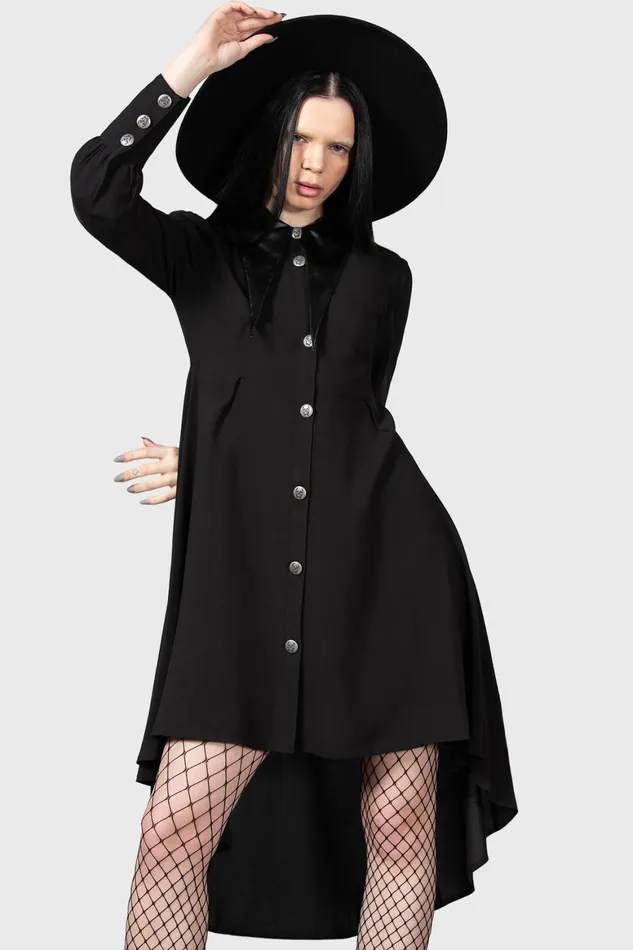 Killstar Heavens Below Shirt Dress Women Shirt