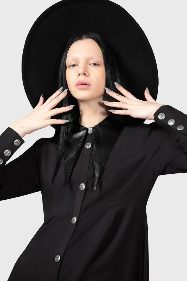 Killstar Heavens Below Shirt Dress Women Shirt