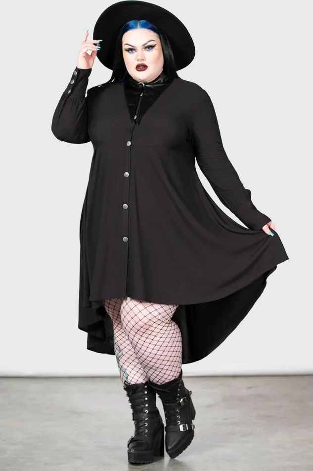 Killstar Heavens Below Shirt Dress Women Shirt