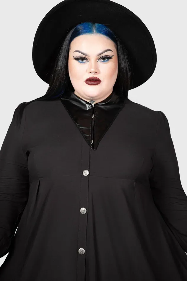 Killstar Heavens Below Shirt Dress Women Shirt