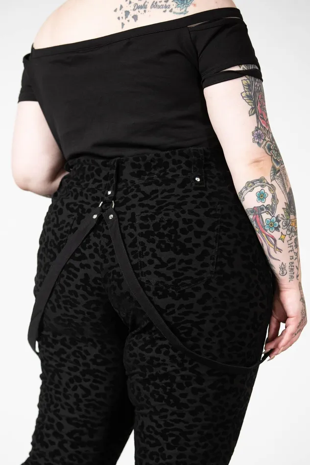 Killstar Hellcat Zip Trousers Women Trousers and Jeans
