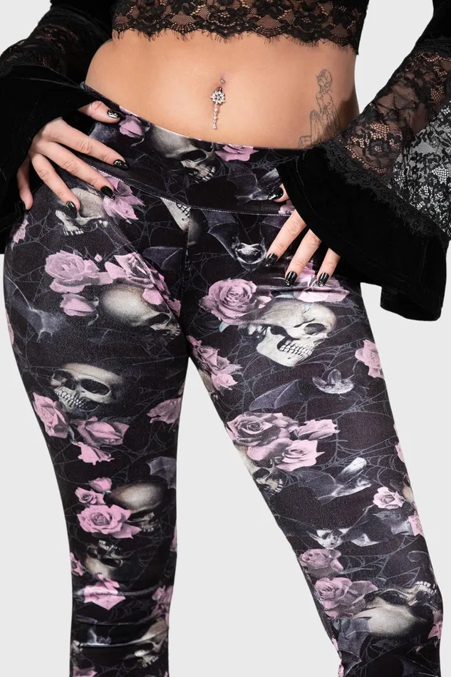 Killstar Hematite Leggings BLACKPINK Women Going Out