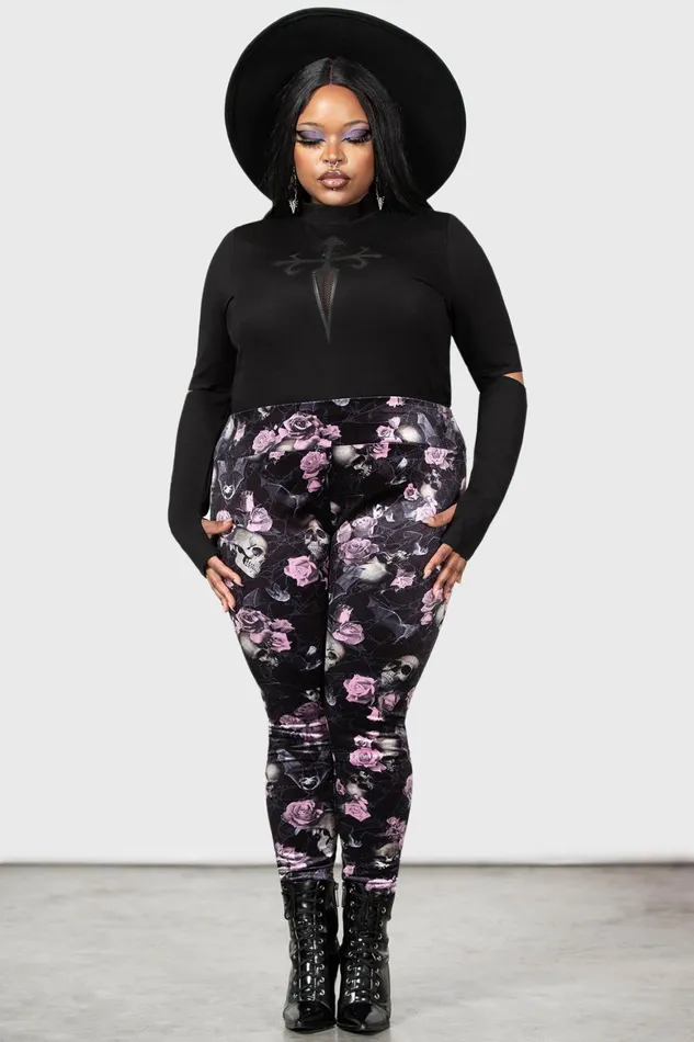 Killstar Hematite Leggings BLACKPINK Women Going Out