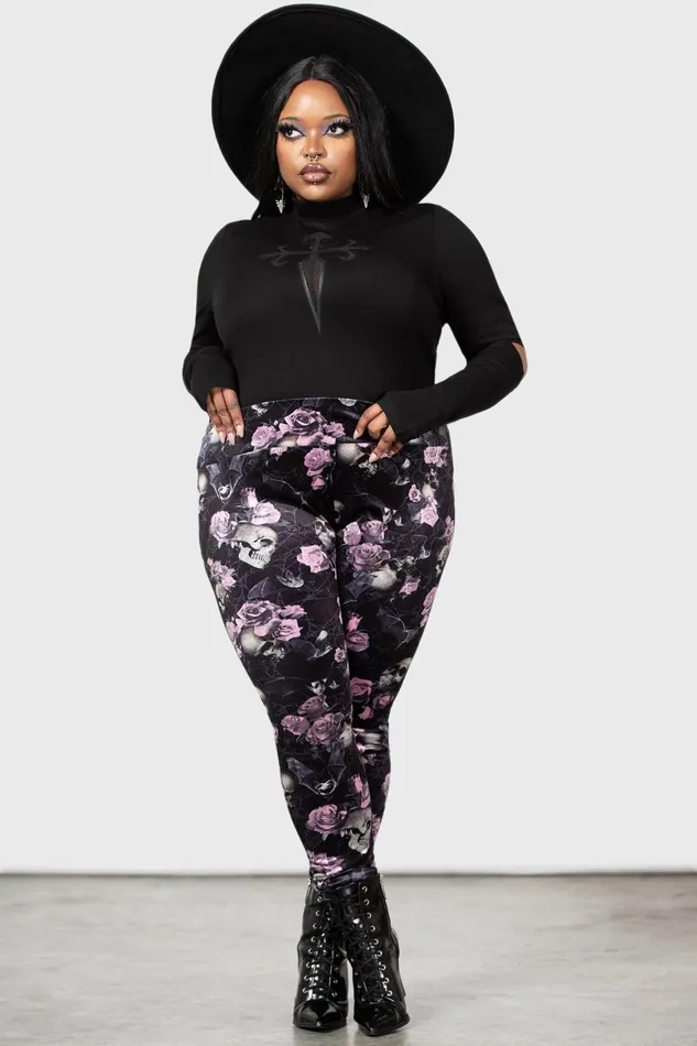 Killstar Hematite Leggings BLACKPINK Women Going Out