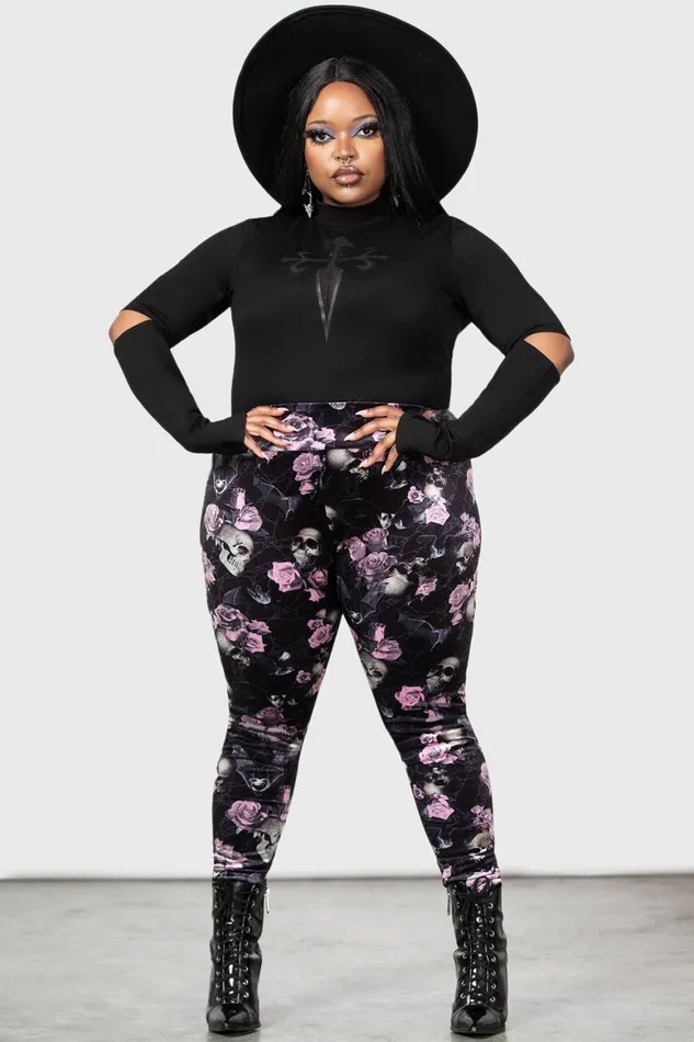 Killstar Hematite Leggings BLACKPINK Women Going Out
