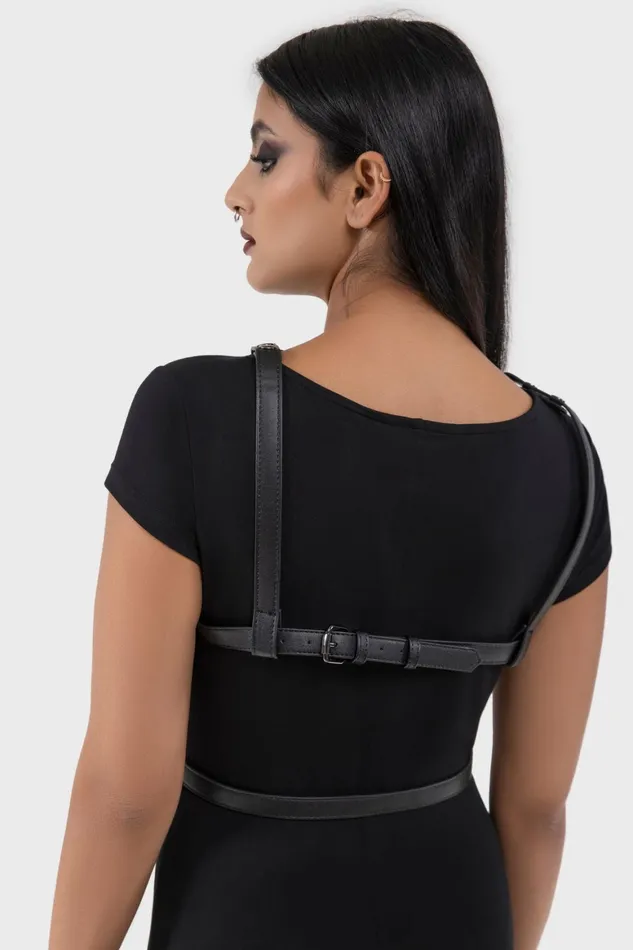 Killstar Hex Crest Harness Women Harnesses and Belts