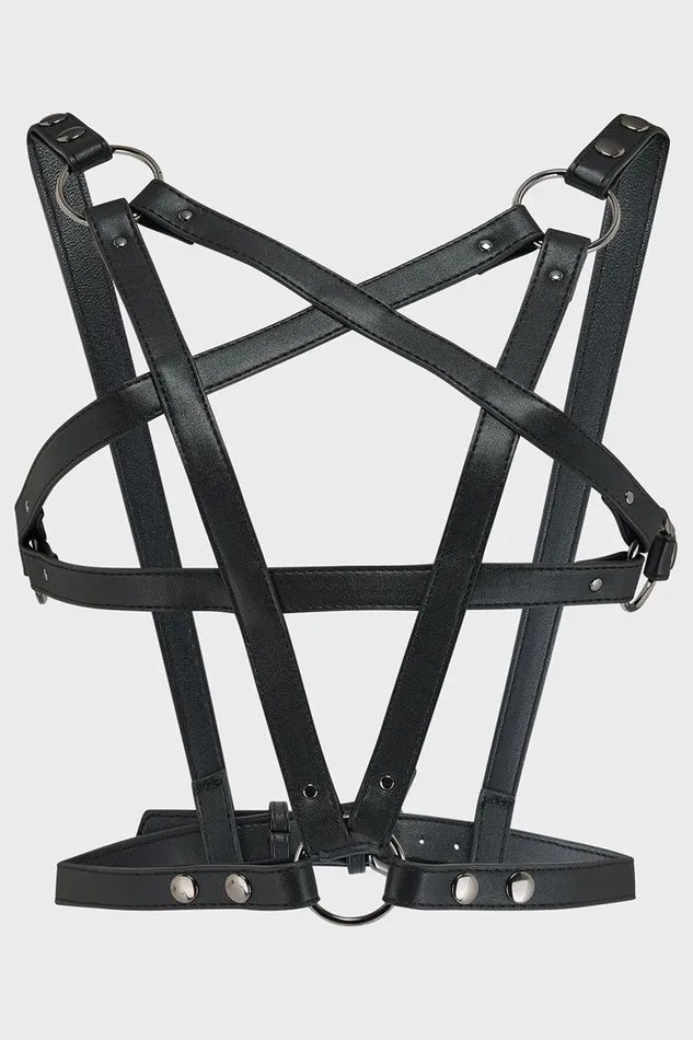 Killstar Hex Crest Harness Women Harnesses and Belts