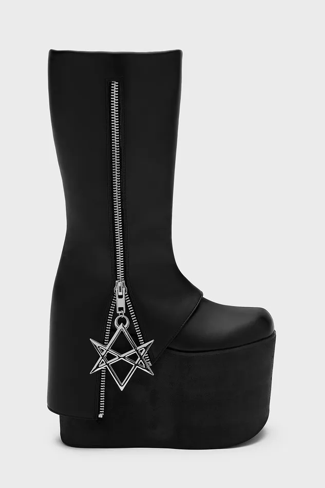 Killstar Hexraider Boots Women Platforms