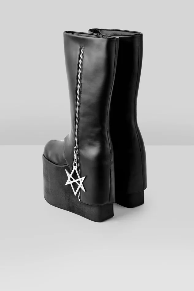Killstar Hexraider Boots Women Platforms