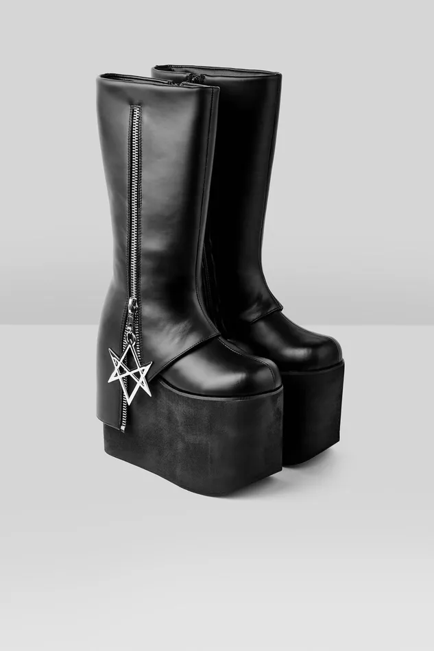 Killstar Hexraider Boots Women Platforms