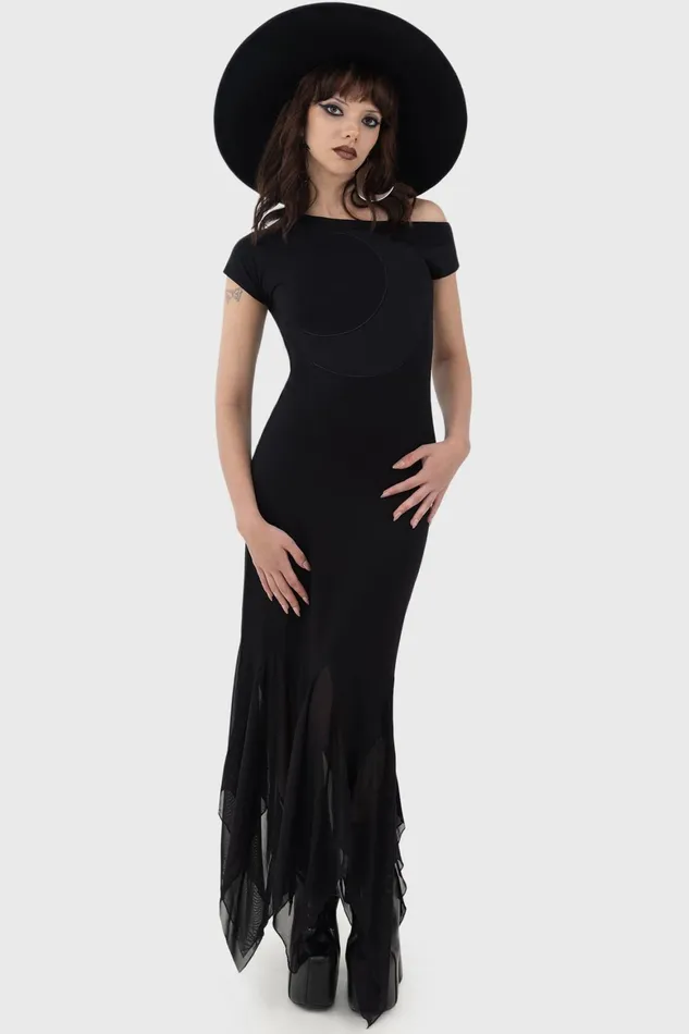 Killstar Hollow Night Maxi Dress Women Maxi