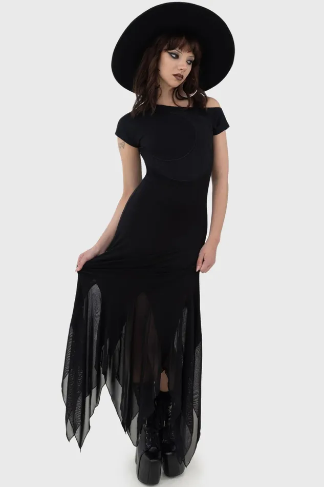 Killstar Hollow Night Maxi Dress Women Maxi