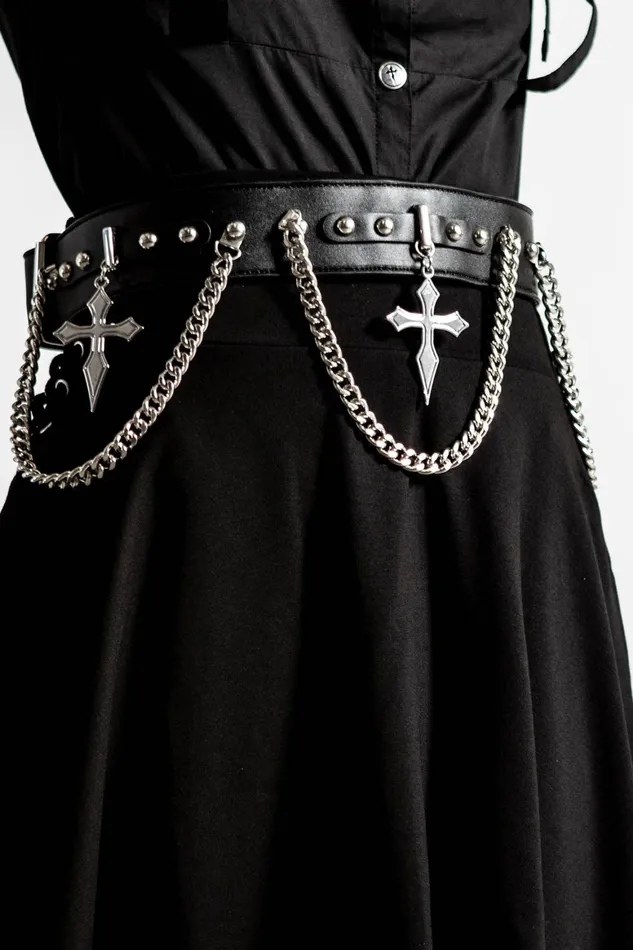 Killstar Hope To Die Cross Belt Women Harnesses and Belts