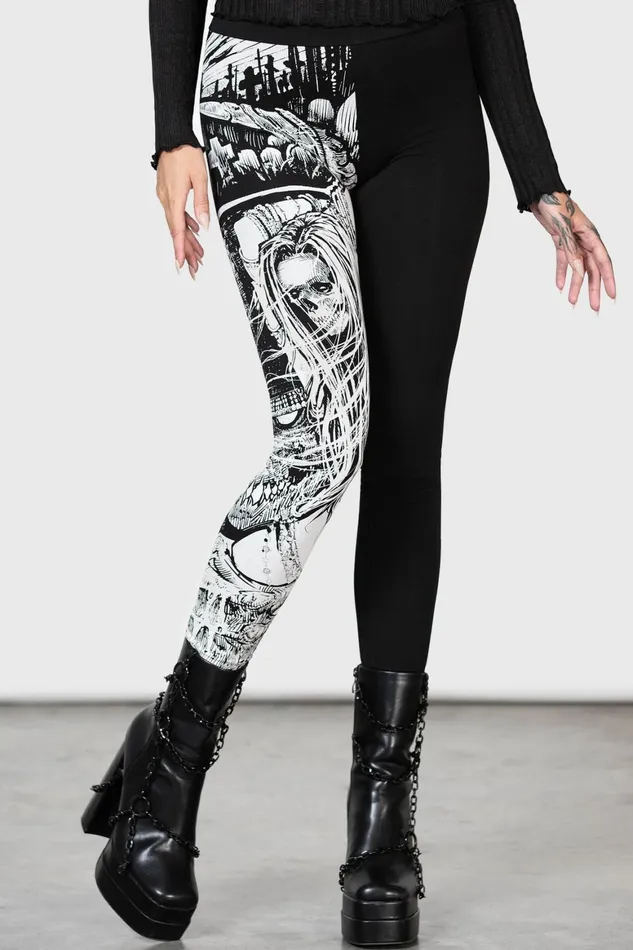 Killstar Horned God Leggings Women Leggings