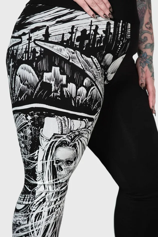 Killstar Horned God Leggings Women Leggings