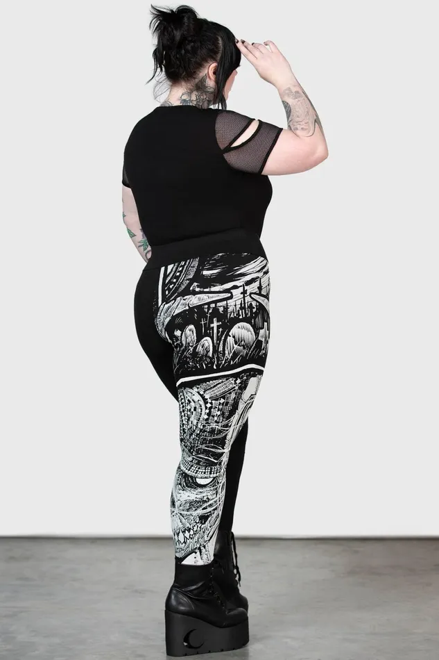 Killstar Horned God Leggings Women Leggings