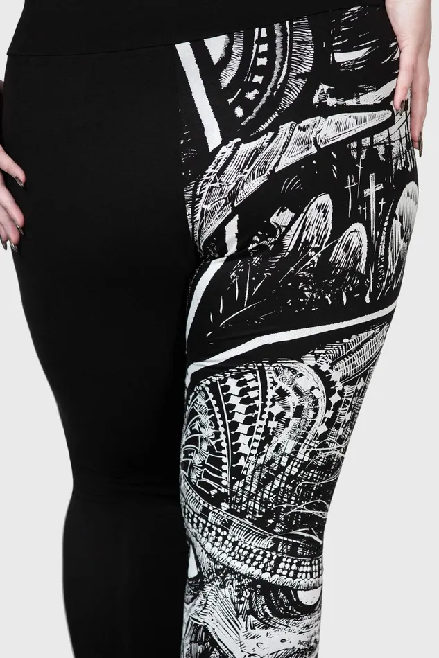 Killstar Horned God Leggings Women Leggings