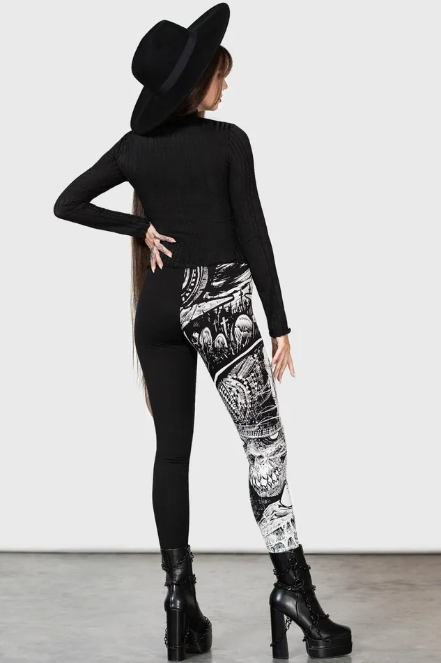 Killstar Horned God Leggings Women Leggings
