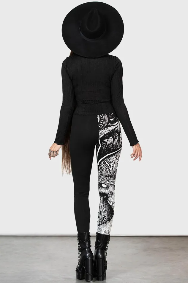 Killstar Horned God Leggings Women Leggings