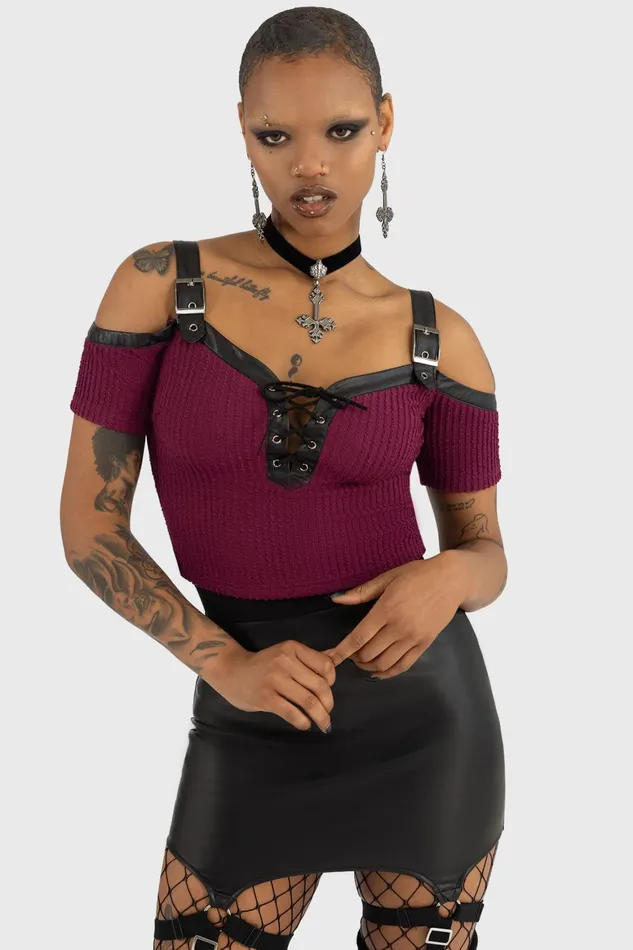 Killstar HotBlooded Top Women Crop
