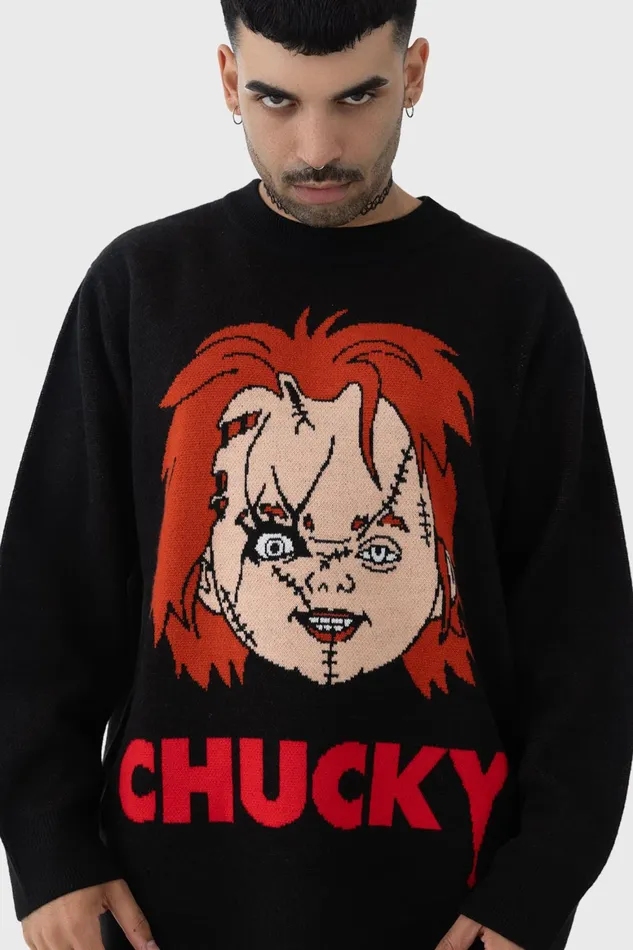Killstar I Like To Be Hugged Knit Sweater Men Knitwear