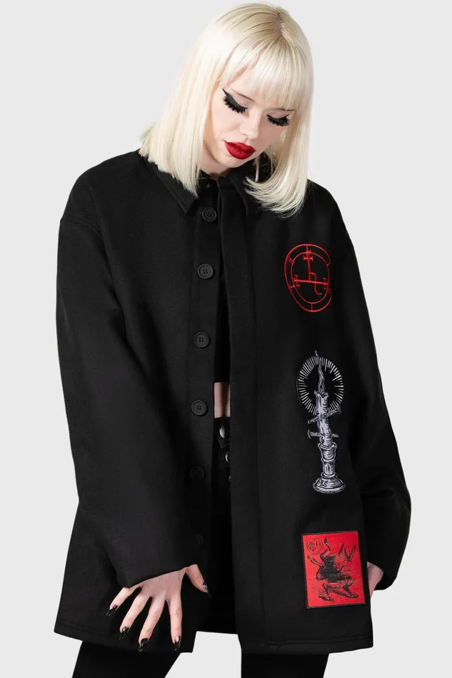 Killstar Incendiary Jacket Men Jackets and Coats