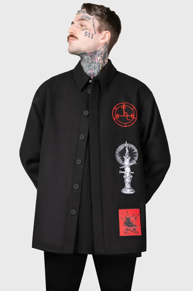 Killstar Incendiary Jacket Men Jackets and Coats