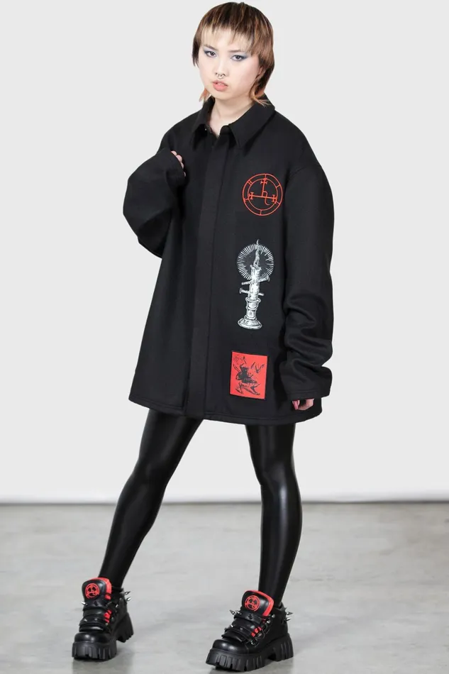 Killstar Incendiary Jacket Men Jackets and Coats